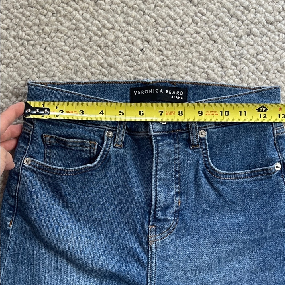 Veronica Beard Carly Kick Flare Jeans 27 - Picture 11 of 14